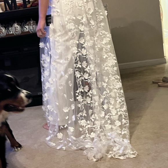 White Bridal Jumpsuit from LuLus - Picture 7 of 10